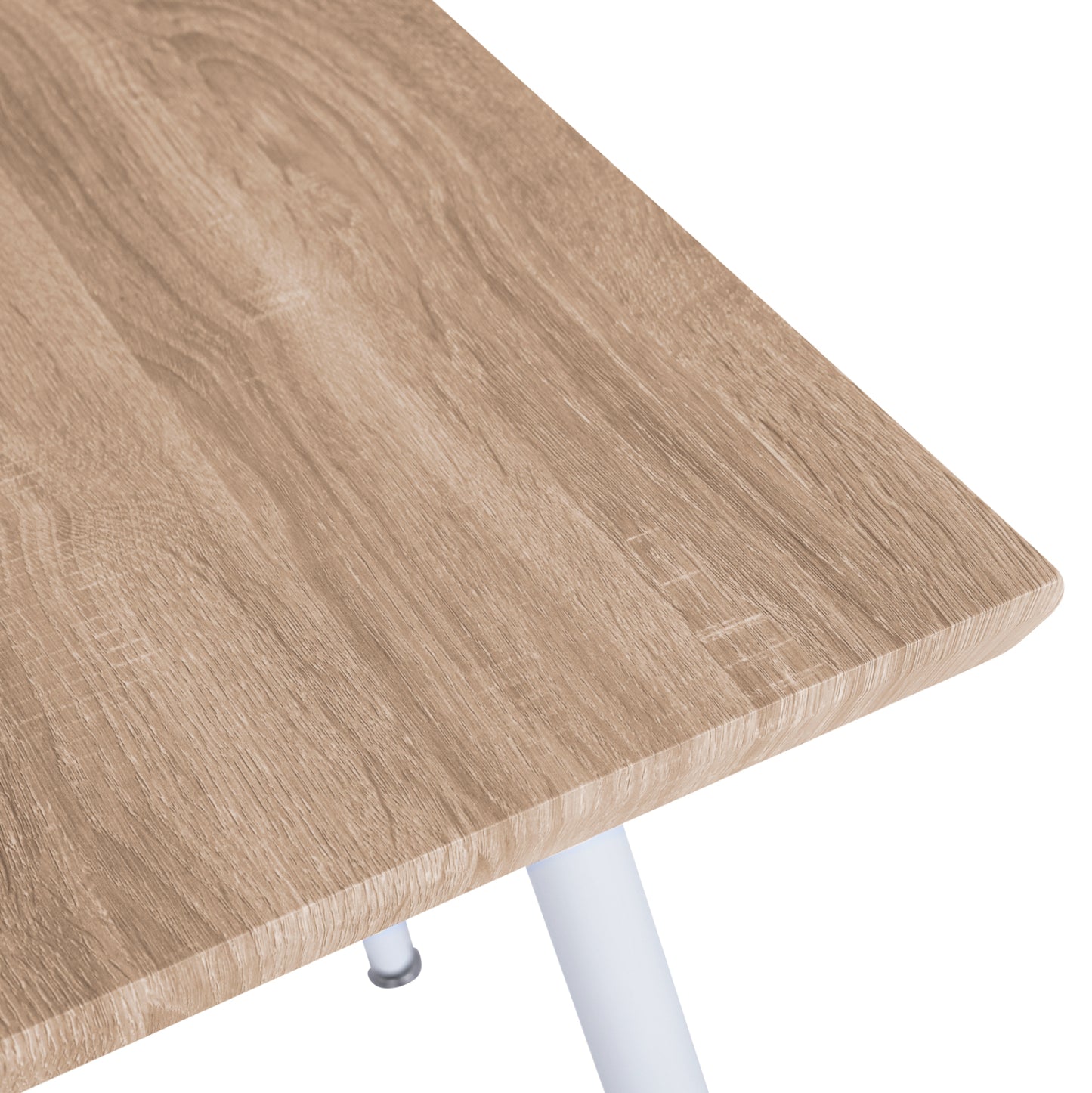 Dining Table Paloma Hm8335.02, 70x70x76.5, Sonoma, White Legs