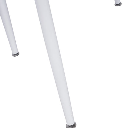 Dining Table Paloma Hm8335.02, 70x70x76.5, Sonoma, White Legs