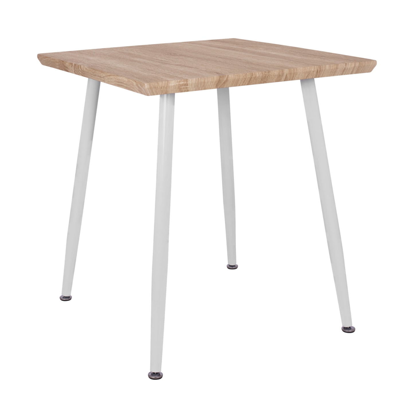 Dining Table Paloma Hm8335.02, 70x70x76.5, Sonoma, White Legs