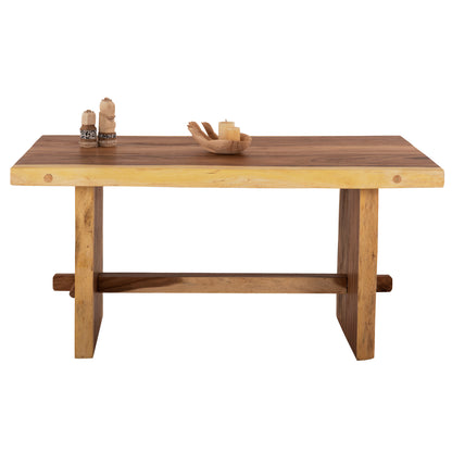 Dining Table Egon Hm9490 Solid Suar Wood 7,5cm.top- In Natural Color 200x100x80hcm.