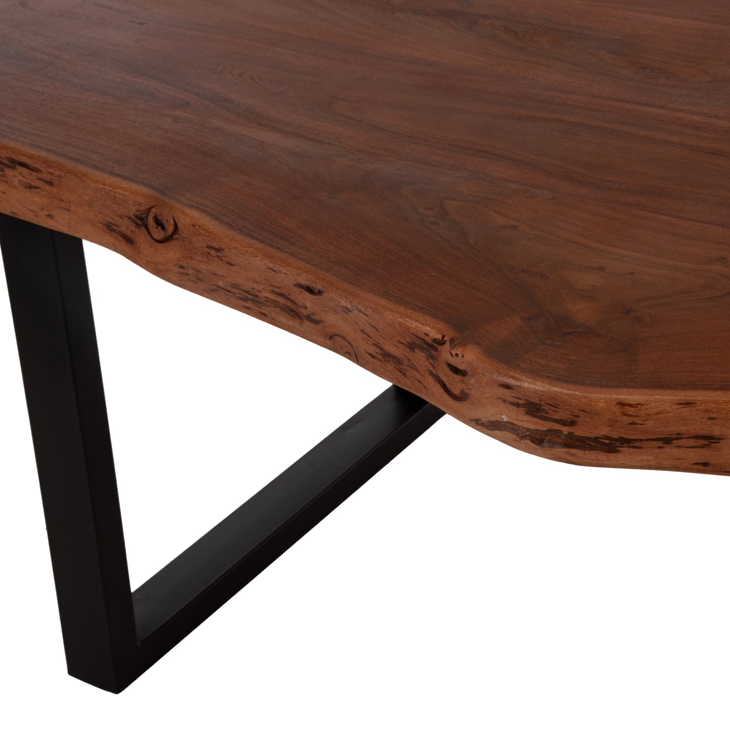Dining Table Montana Hm9620.11 Solid Acacia Wood 240x100x77hcm. 4cm Tabletop Thickness