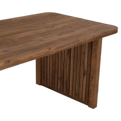 Dining Table Bontang Hm9641 Recycled Teak In Natural Rustic Color 200x90x76hcm.