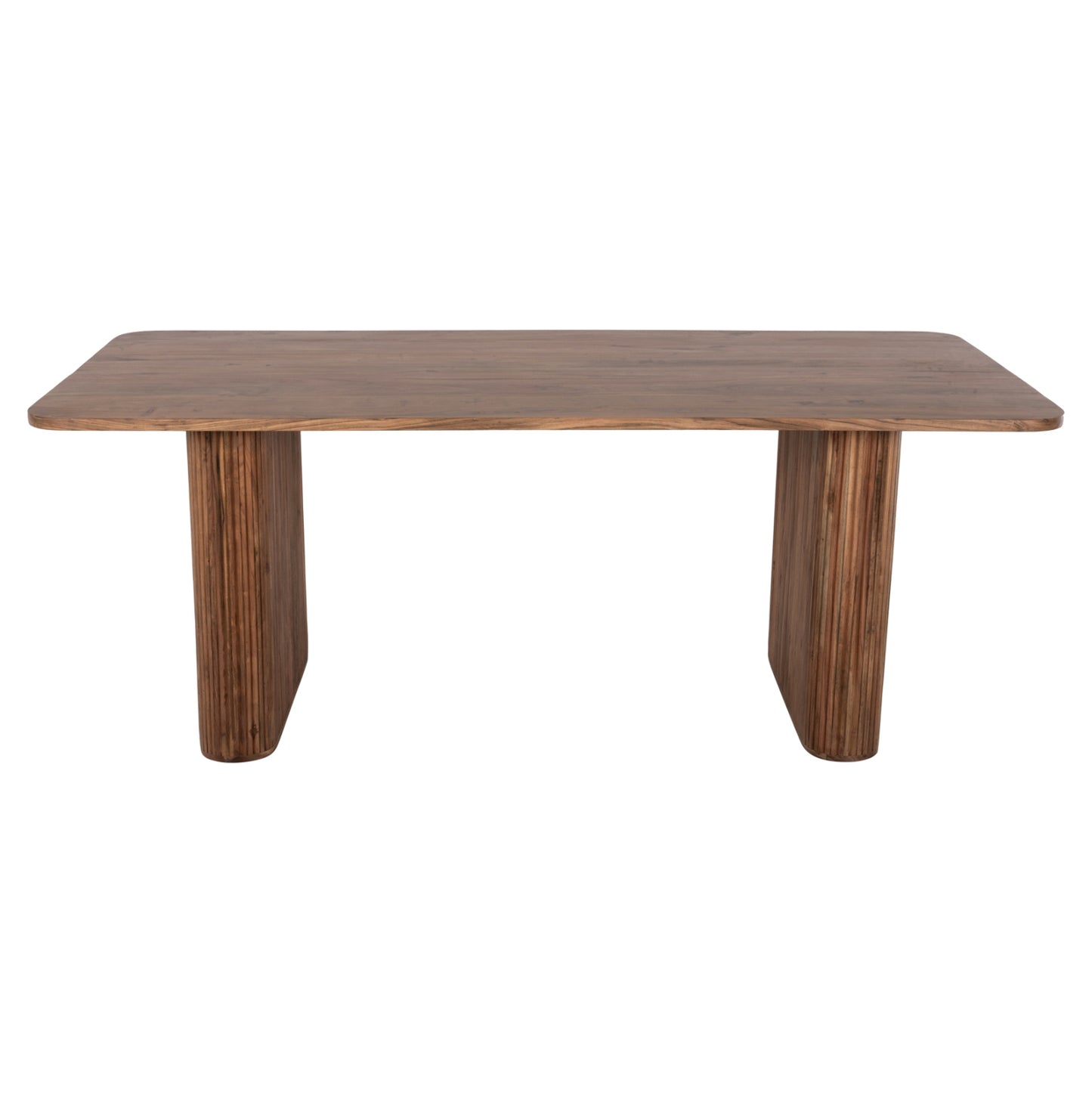 Dining Table Groot Hm9683 Solid Acacia Wood In Natural 200,5x100x72hcm.