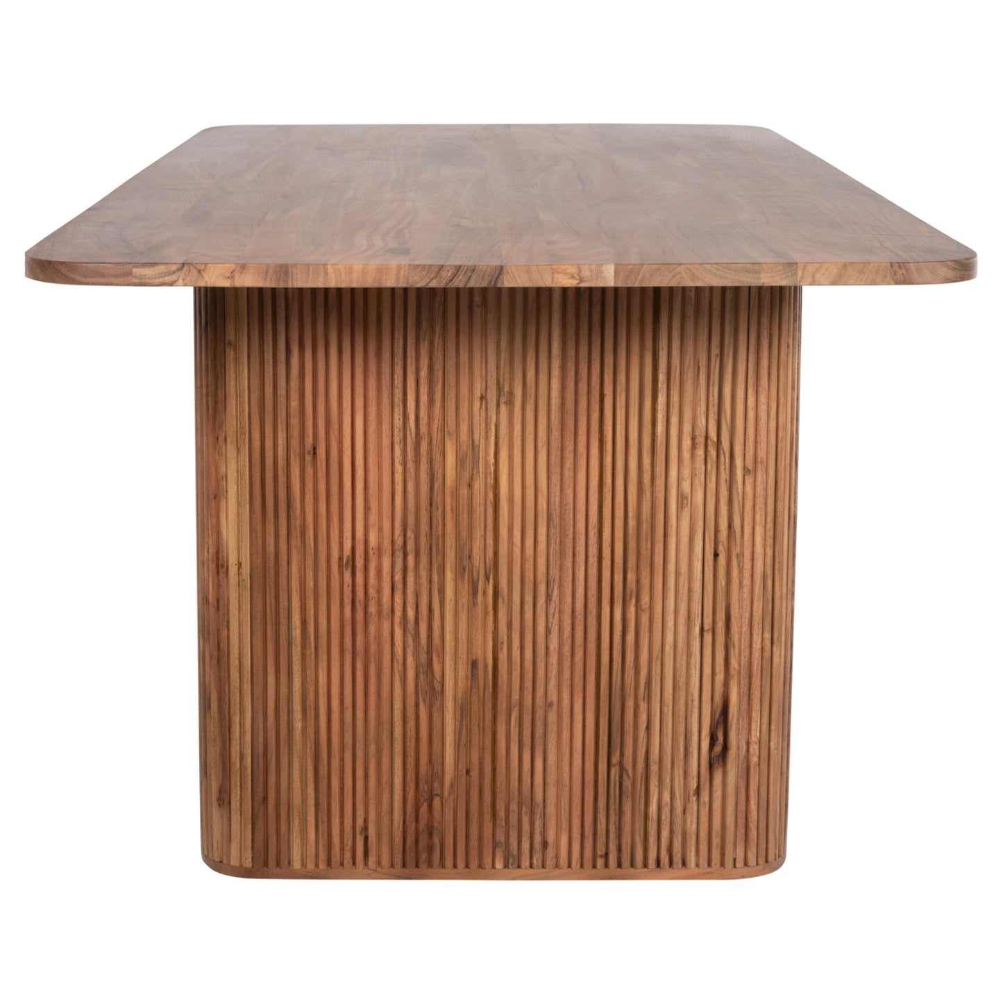 Dining Table Groot Hm9683 Solid Acacia Wood In Natural 200,5x100x72hcm.