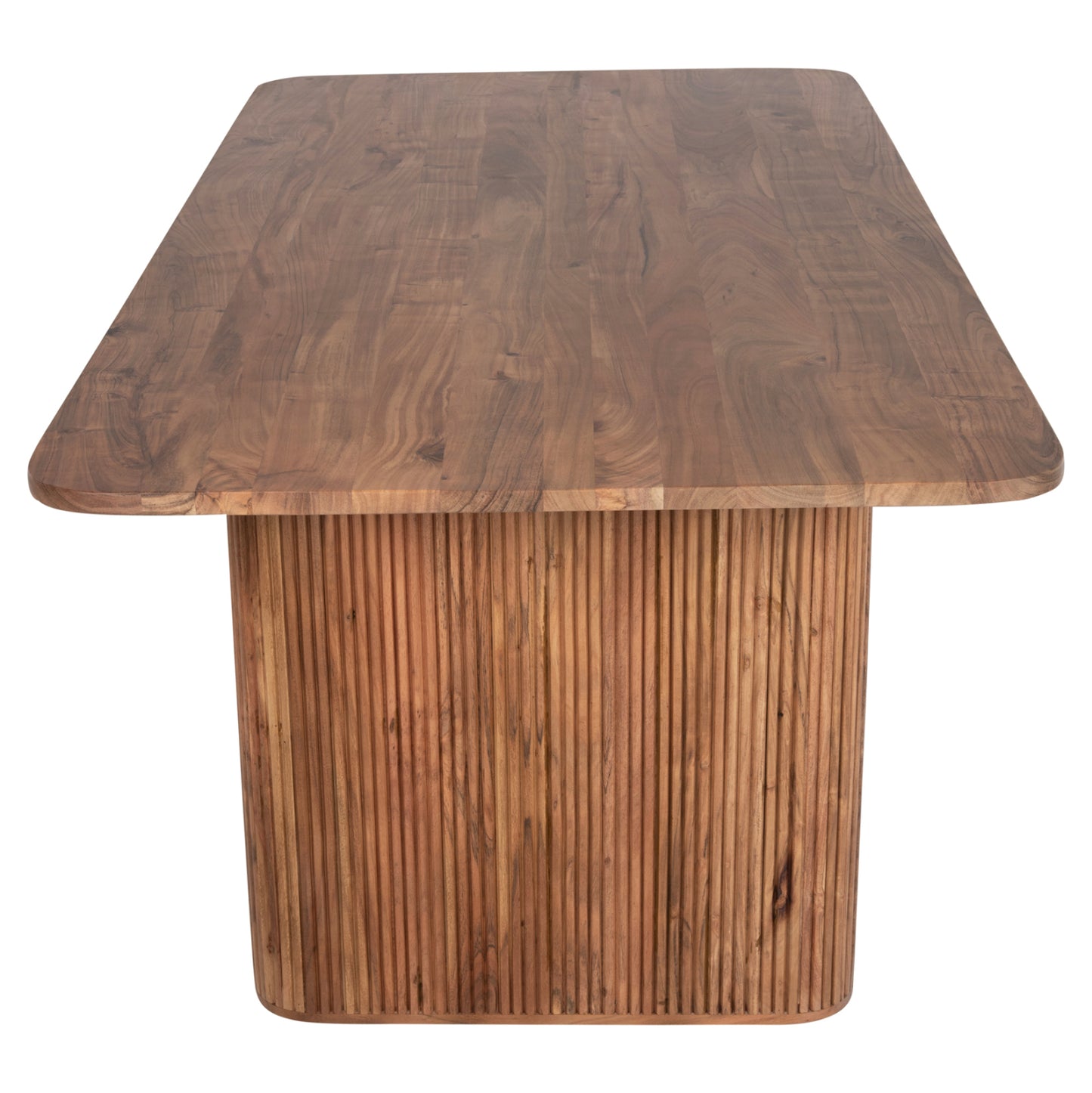 Dining Table Groot Hm9683 Solid Acacia Wood In Natural 200,5x100x72hcm.