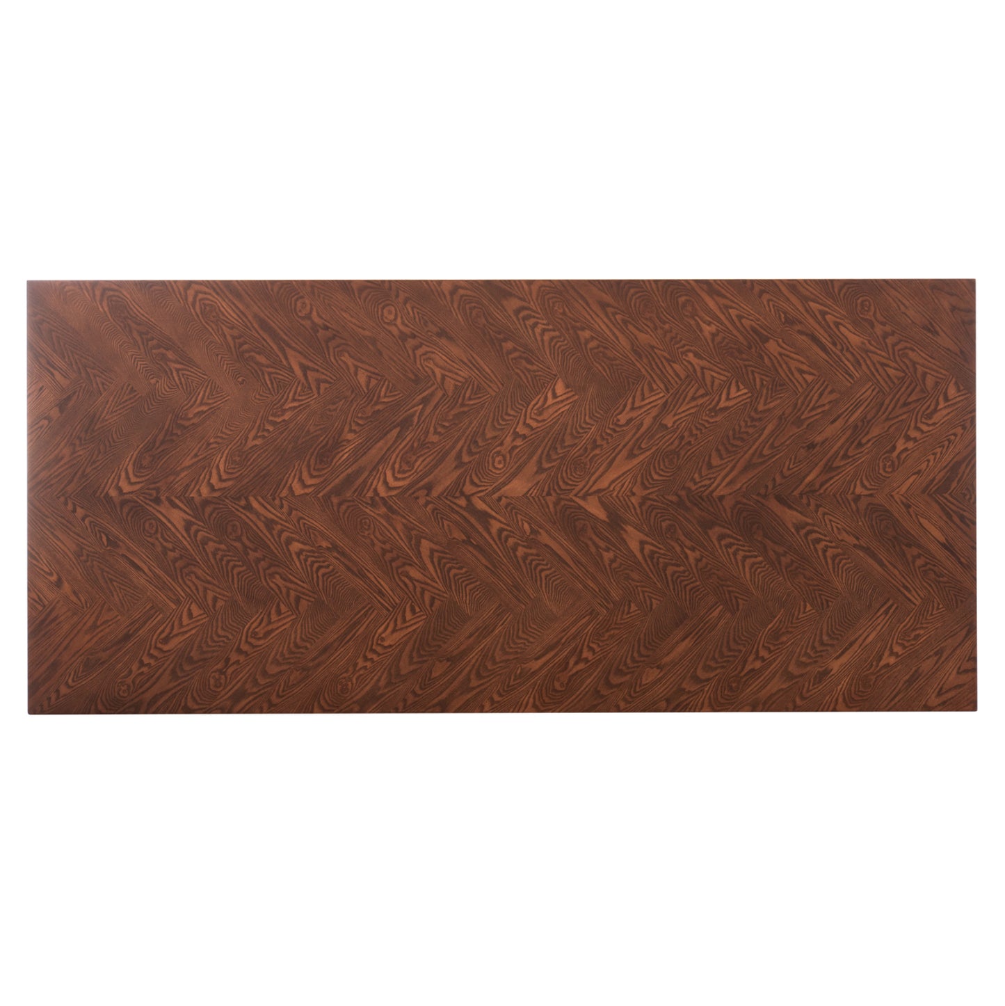 Dining Table Rimer Hm9742 Mdf With Ash Wood Veneer In Walnut Color 220x100x75h Cm.