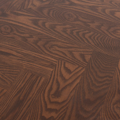 Dining Table Rimer Hm9742 Mdf With Ash Wood Veneer In Walnut Color 220x100x75h Cm.