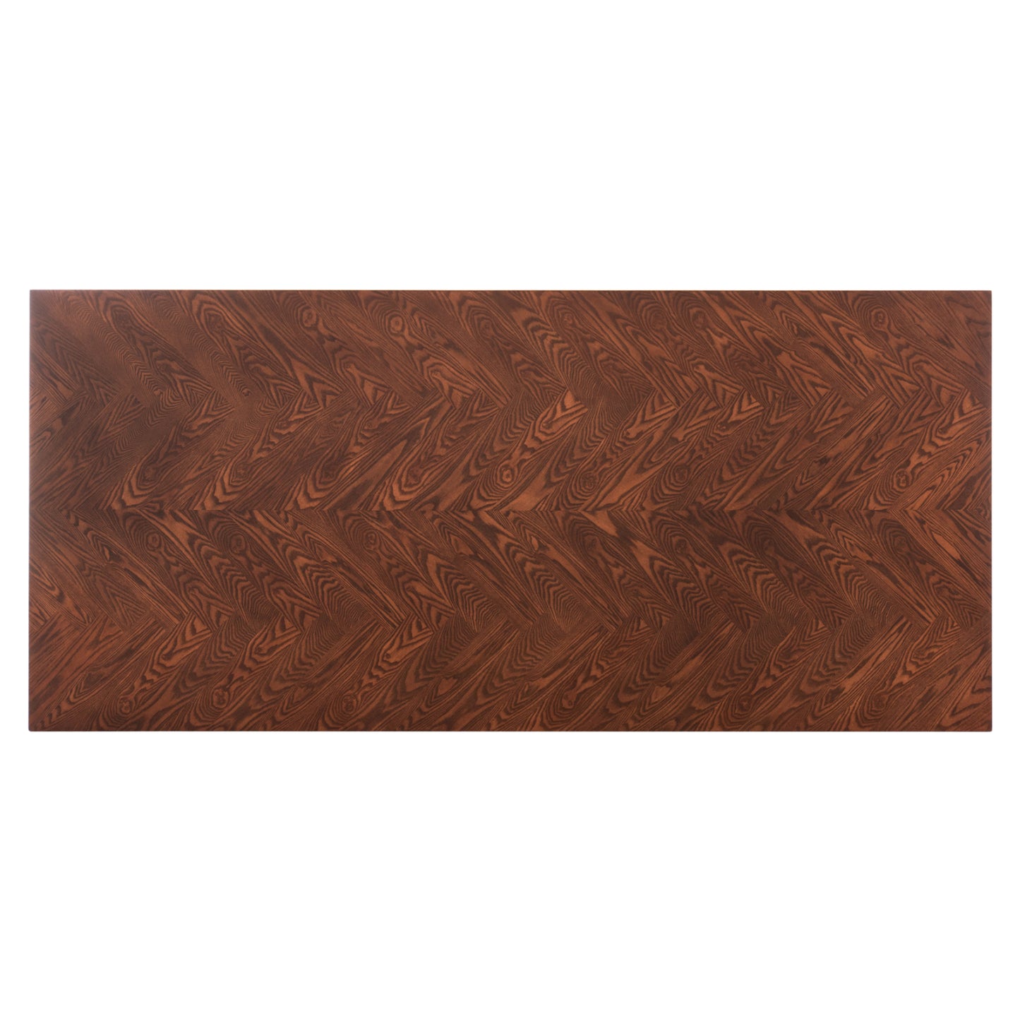 Dining Table Rimer Hm9742 Mdf With Ash Wood Veneer In Walnut Color 220x100x75h Cm.