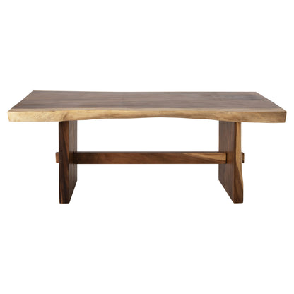 Dining Table Ulyses Hm9757 Solid Suar Wood In Natural Coloring 200x90x77hcm.