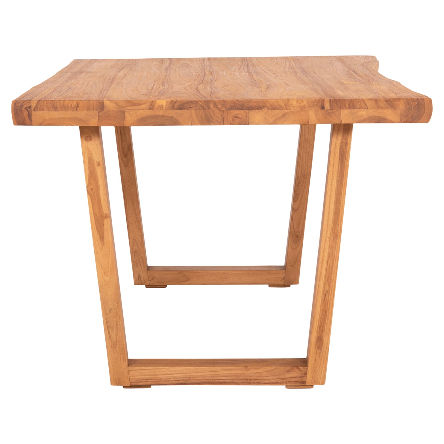 Dining Table Leopold Hm9933.01 Solid Teak Wood- Natural Color 200.5x107x76hcm.