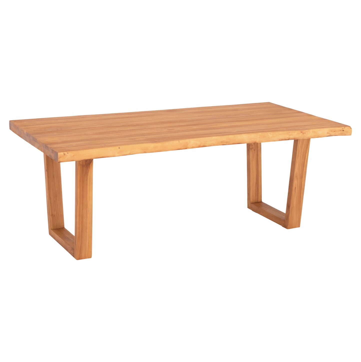Dining Table Leopold Hm9933.01 Solid Teak Wood- Natural Color 200.5x107x76hcm.