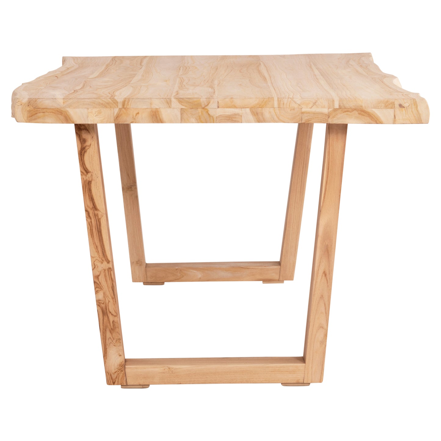 Dining Table Leopold Hm9933.02 Solid Teak Wood-light Natural Color 200,5x107x76hcm.