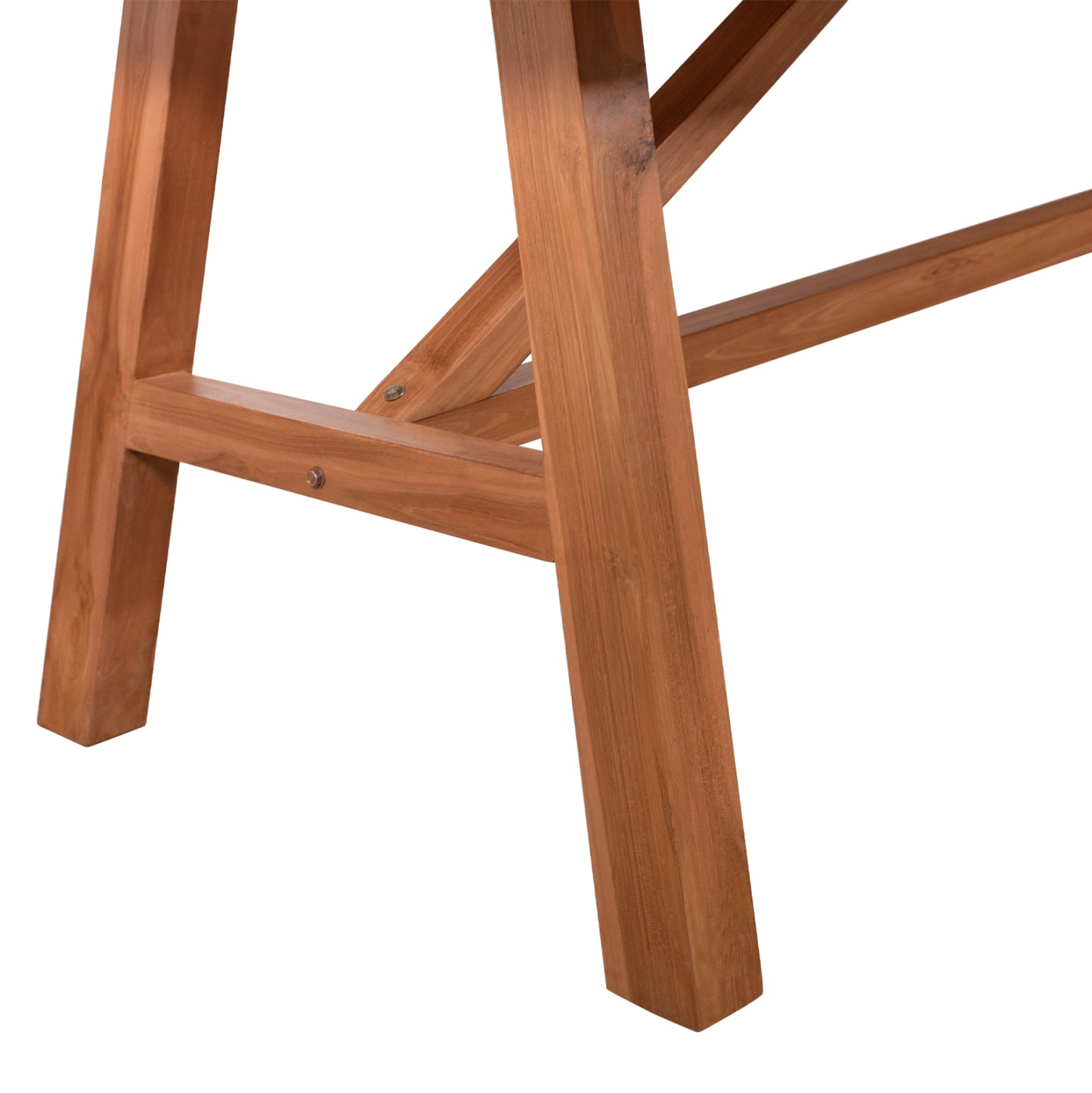 Dining Table Groove Hm9453.01 In Walnut Color Made Of Teak Wood 260x120x79,5hcm.