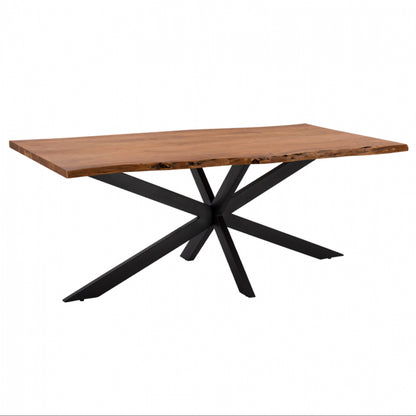 Dining Table 200x85-110x77 Montana Superior 3.5 Thickness Solid Acacia  Hm8716.11