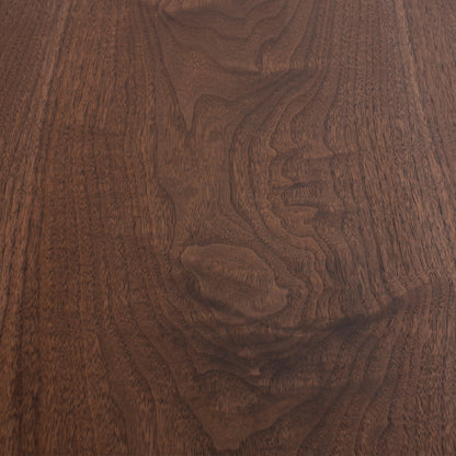 Dining Table Sari Hm9311.02 Mdf Top With Walnut Wood Veneer Rustic Style 180x90x75hεκ.