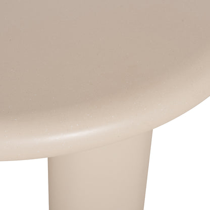 Dining Table Oval Volpe Hm6599.02 Fiber Cement In Beige 240x106x75hcm