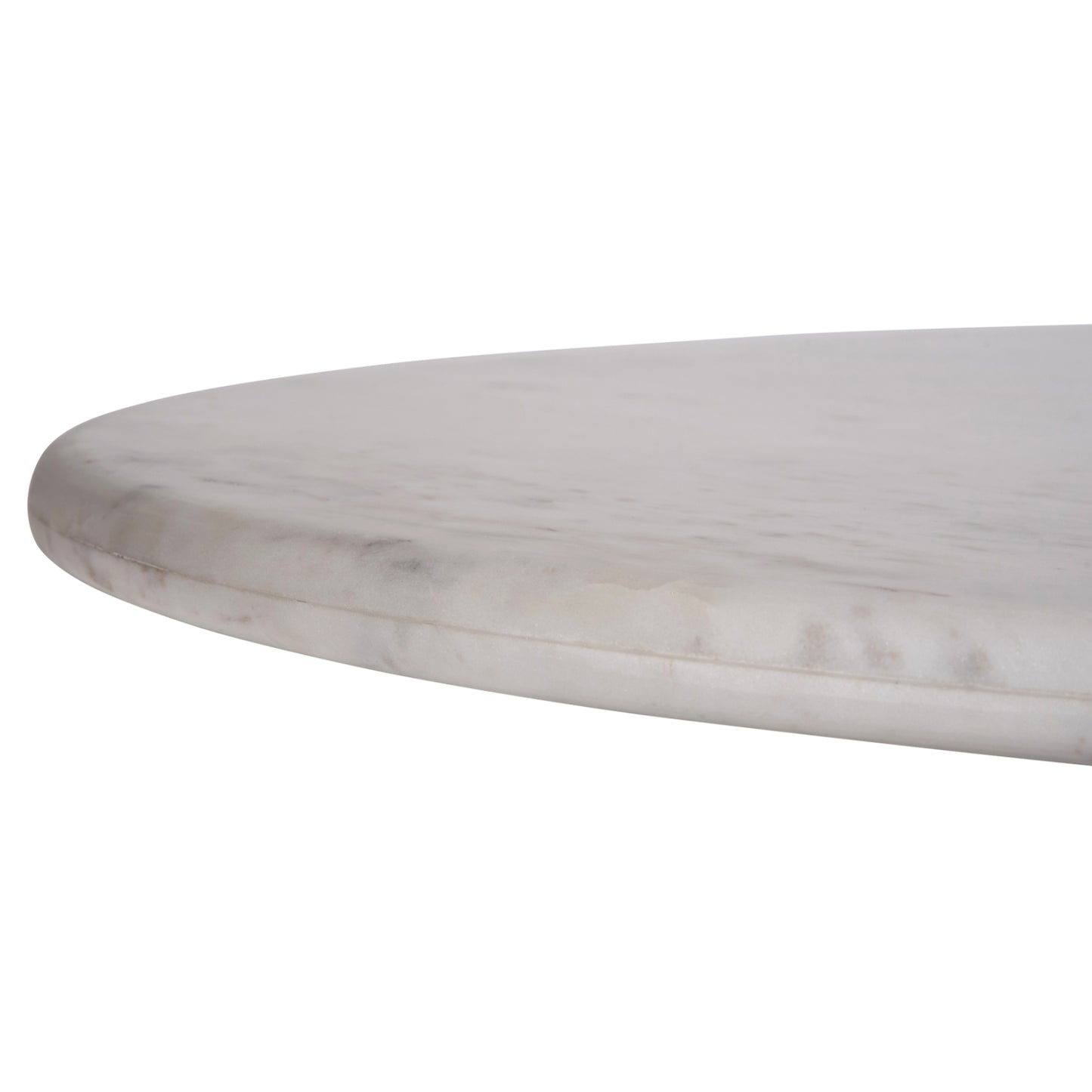 Dining Table Oval Purger Hm9715 Solid Mango Wood-white Marble 180x89x76hcm.