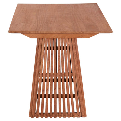 Dining Table Rectangular Frantz Hm9916 Solid Mindi Wood In Natural Color 160x79.5x76.5hcm.