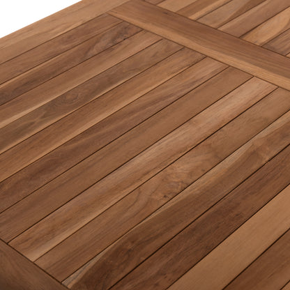 Outdoor Dining Table Kendall Hm9542 Foldable-teak In Natural Color 120x80x75hcm.