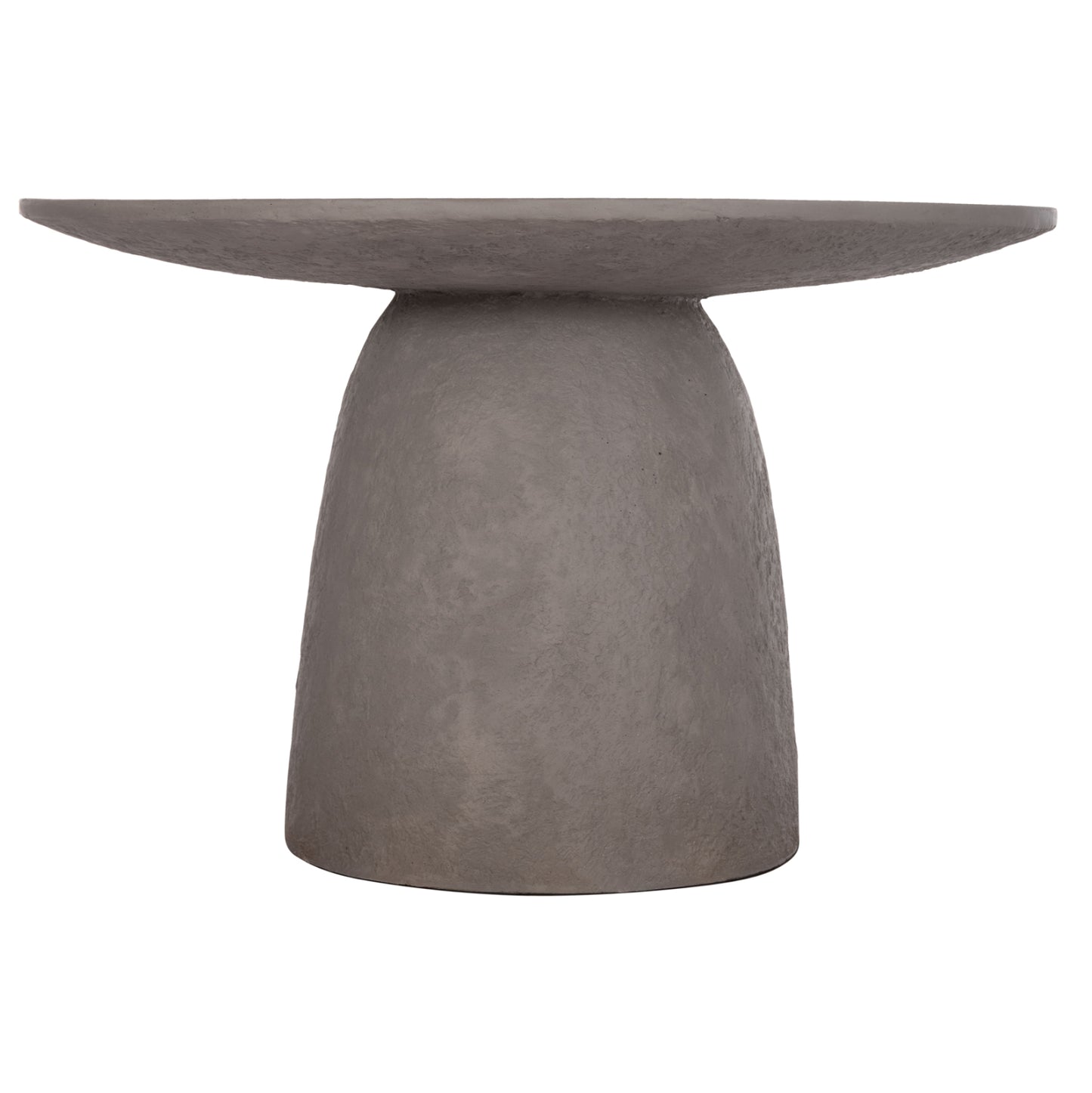 Dining Table Round Seppo Hm18154.03 Fiber Cement In Grey--Φ119,5x75,5hcm.