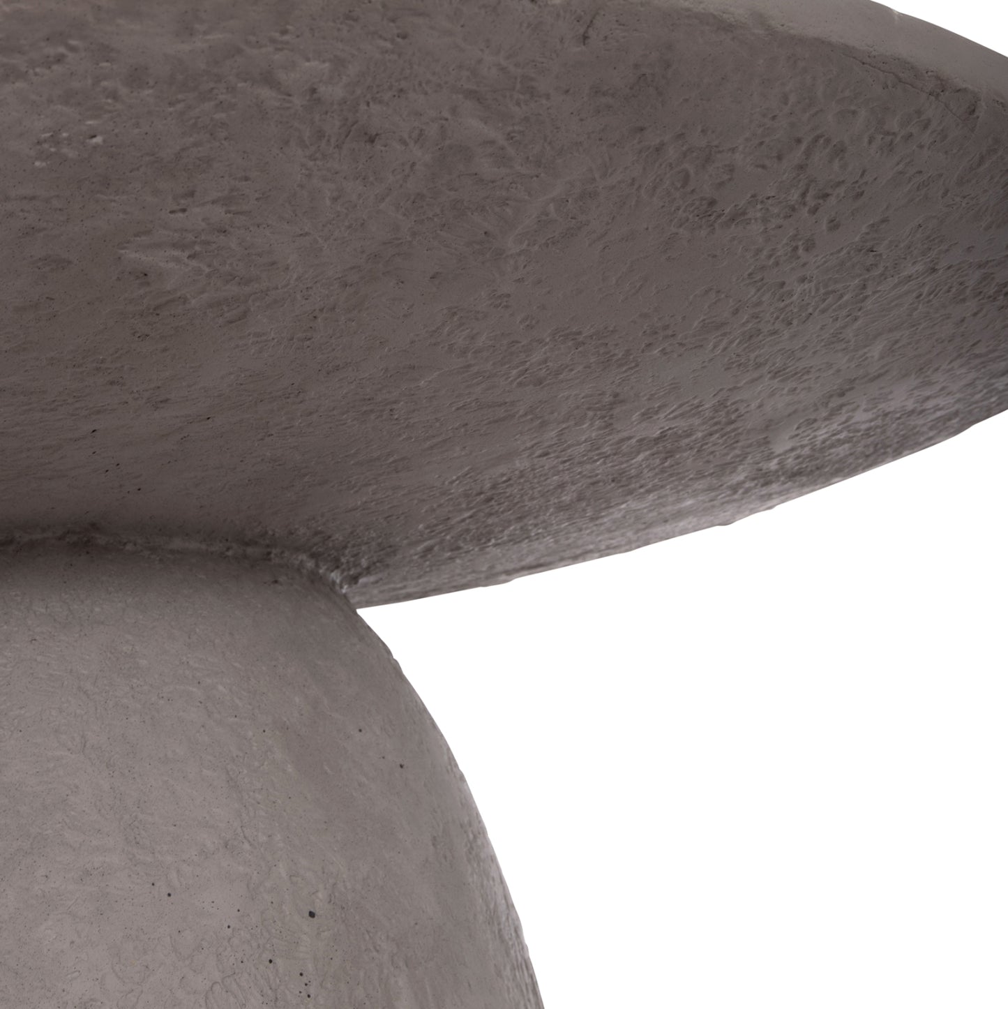 Dining Table Round Seppo Hm18154.03 Fiber Cement In Grey--Φ119,5x75,5hcm.