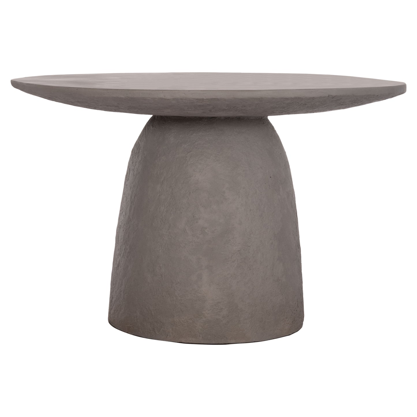 Dining Table Round Seppo Hm18154.03 Fiber Cement In Grey--Φ119,5x75,5hcm.