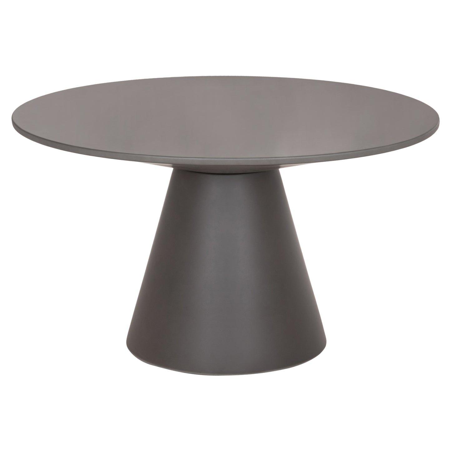 Round Dining Table Raiko Hm6573.01 Grey Fiber Cement Φ130x75hcm