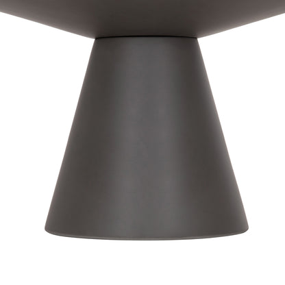 Round Dining Table Raiko Hm6573.01 Grey Fiber Cement Φ130x75hcm