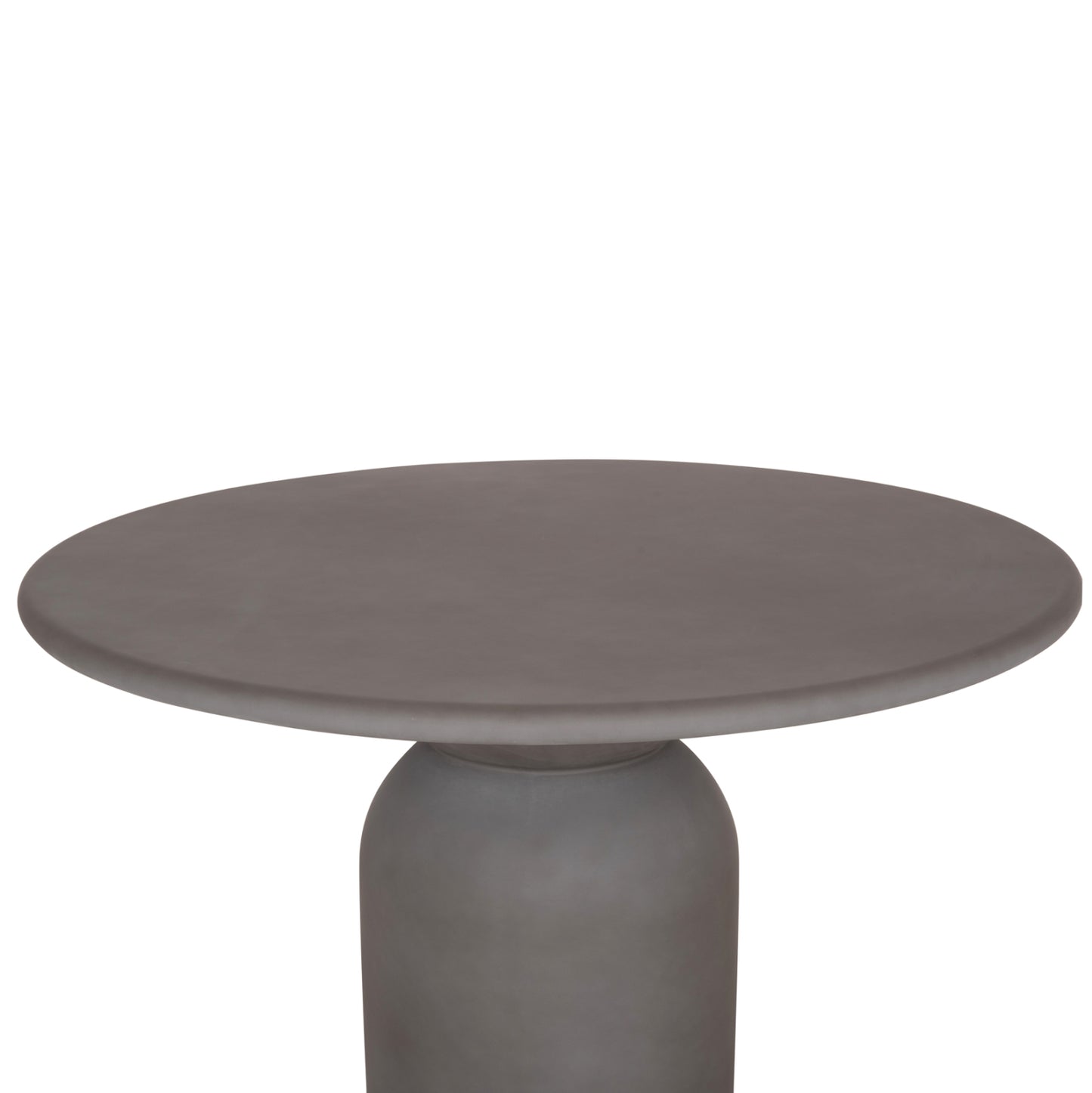 Round Dining Table Kazvin Hm6582.01 Grey Fiber Cement Φ130x73hcm.