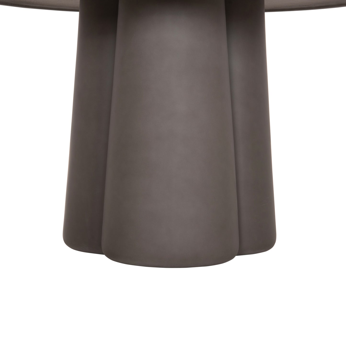 Round Dining Table Nayu Hm6583.01 Grey Fiber Cement Φ120x73hcm.
