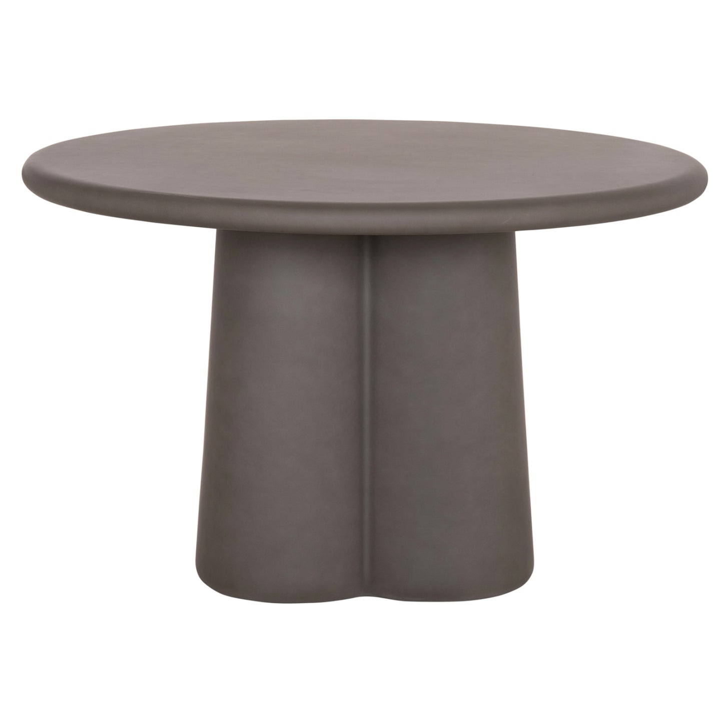 Round Dining Table Nayu Hm6583.01 Grey Fiber Cement Φ120x73hcm.