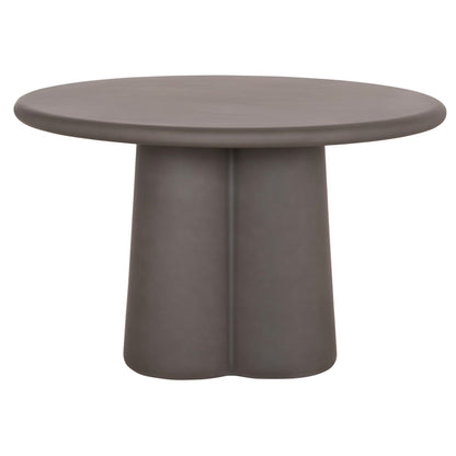Round Dining Table Nayu Hm6583.01 Grey Fiber Cement Φ120x73hcm.