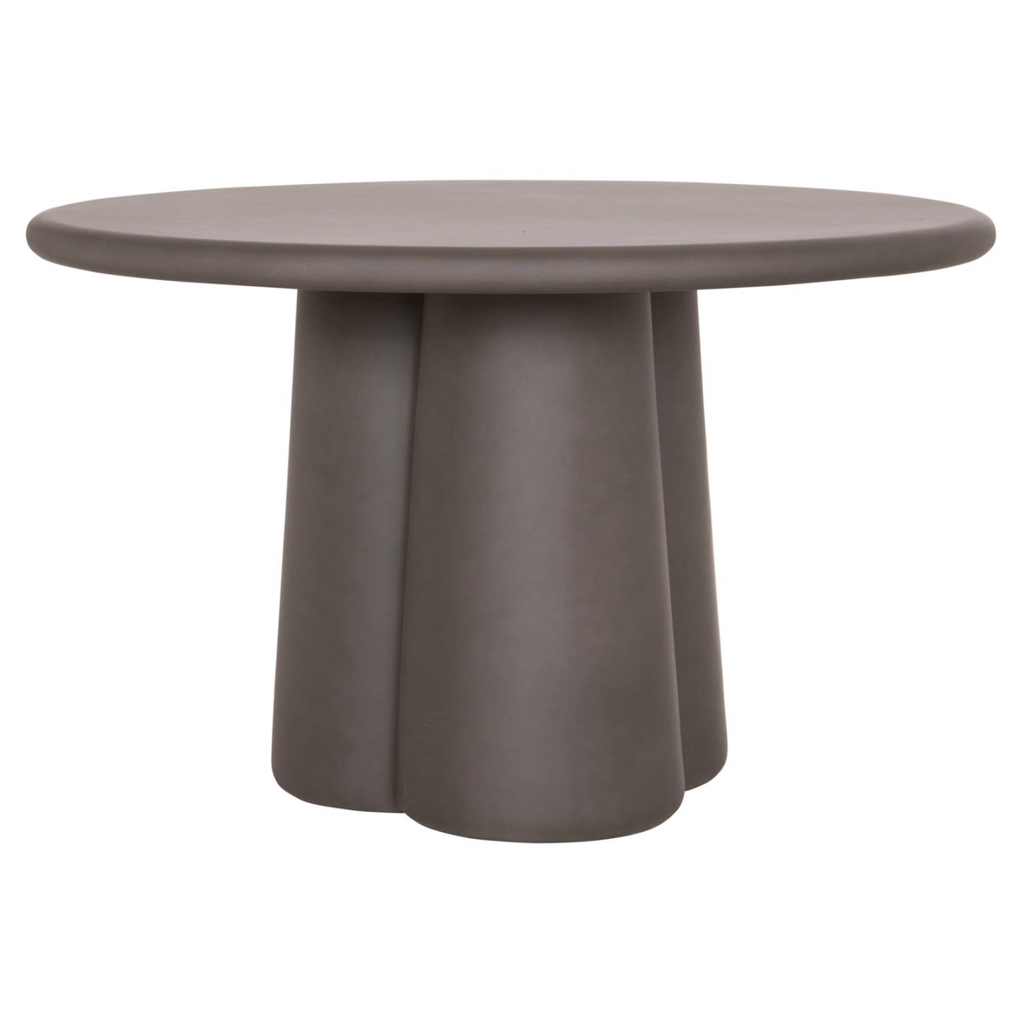 Round Dining Table Nayu Hm6583.01 Grey Fiber Cement Φ120x73hcm.