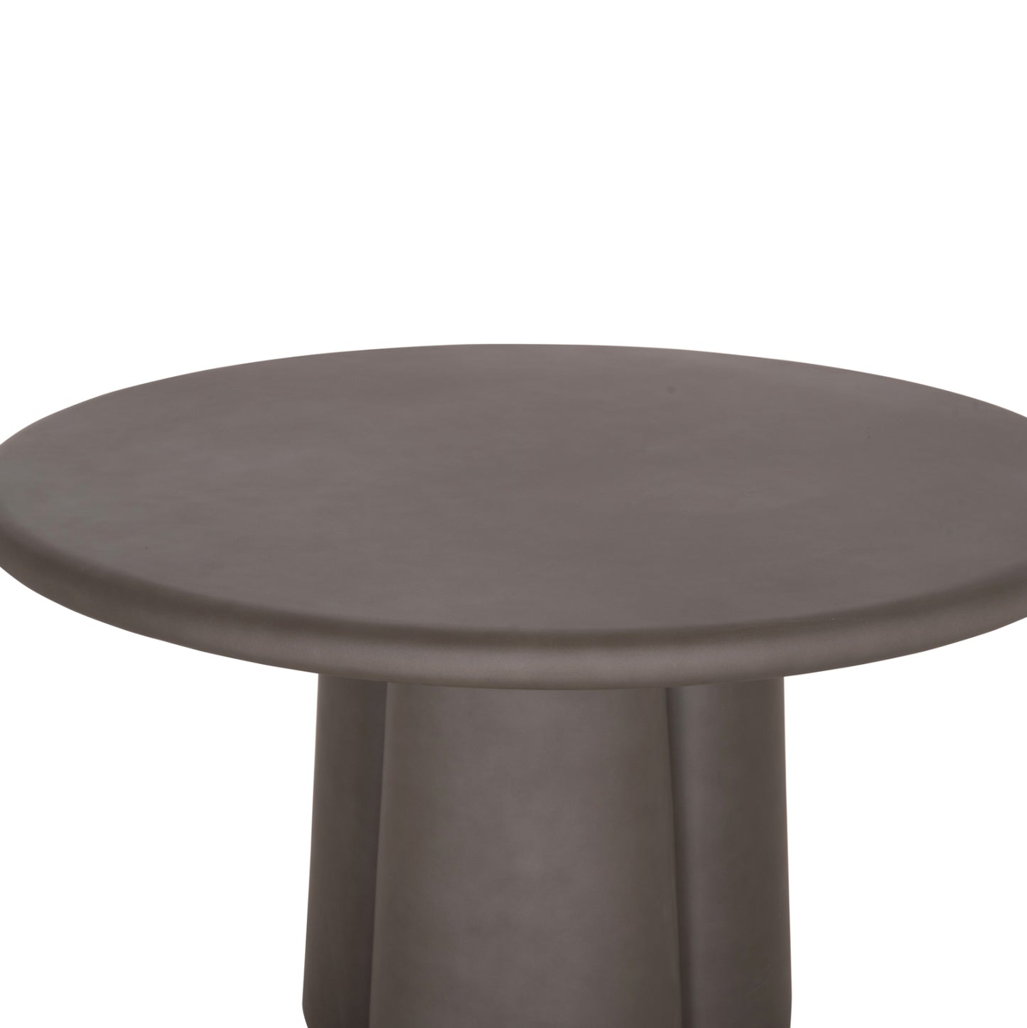 Round Dining Table Nayu Hm6583.01 Grey Fiber Cement Φ120x73hcm.