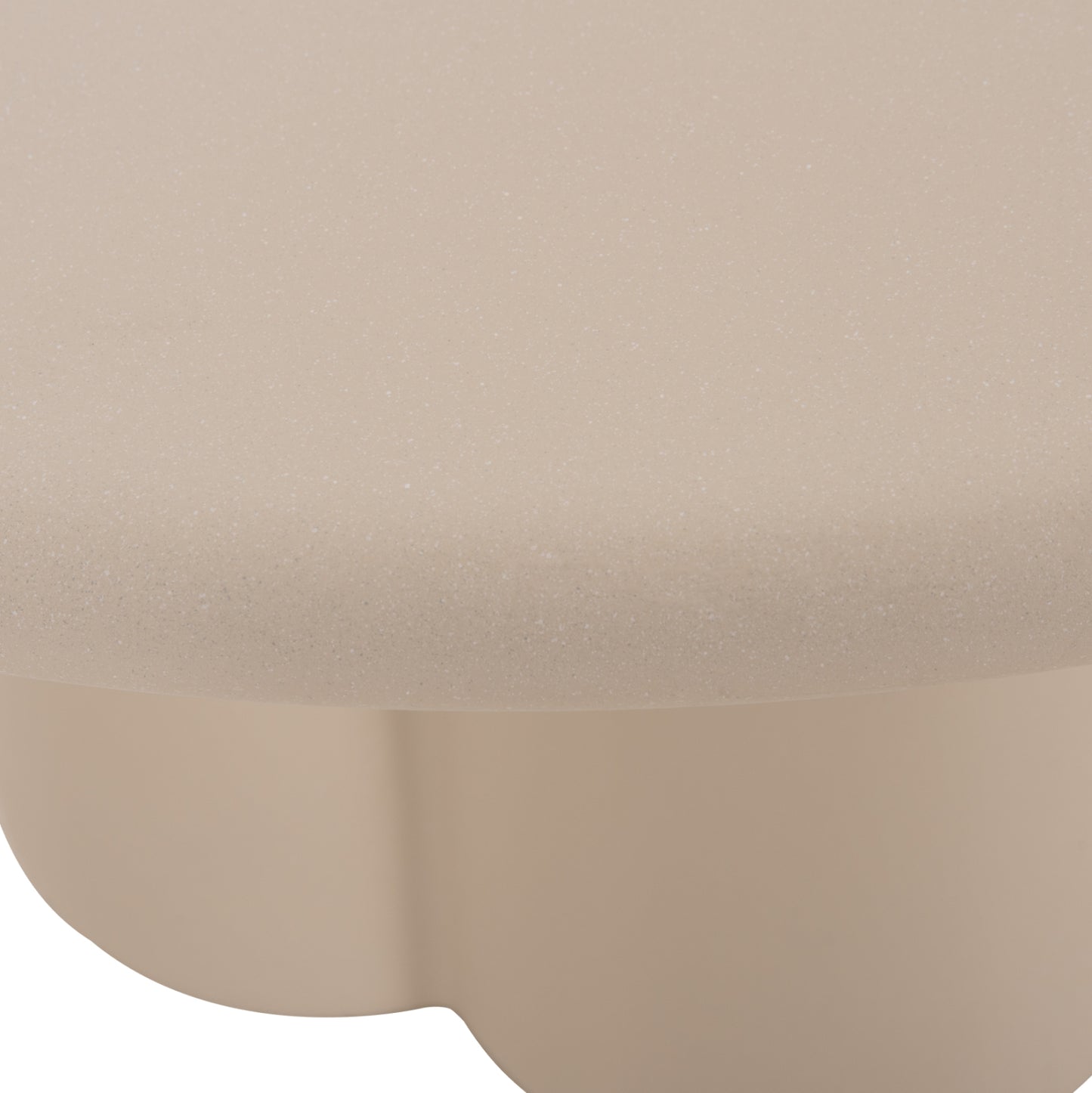 Round Dining Table Nayu Hm6583.02 Beige Fiber Cement Φ120x73hcm.