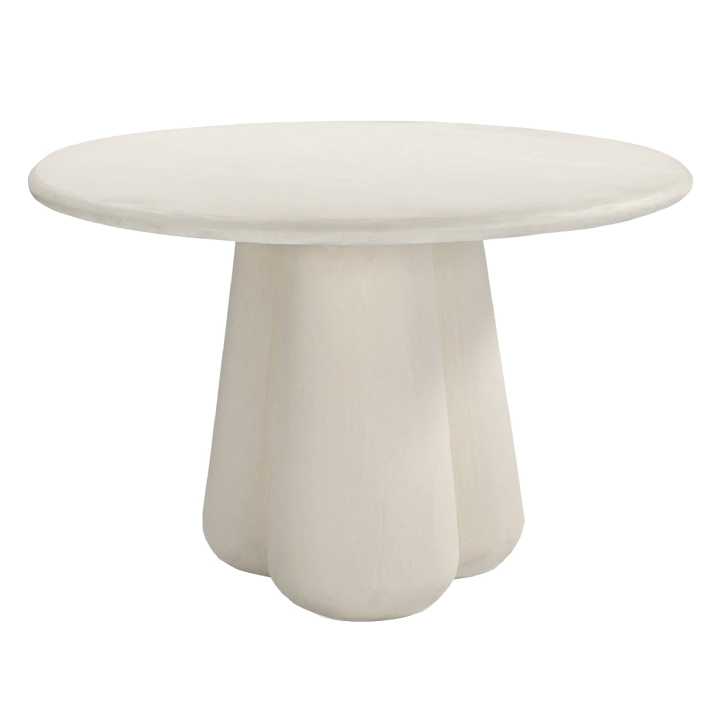 Round Dining Table Nayu Hm6583.02 Beige Fiber Cement Φ120x75hcm.