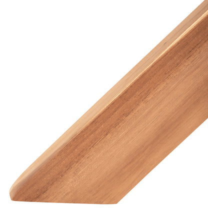Round Dining Table Excess Hm9868 Teak Wood In Natural Matte Finish Φ130x75hcm.