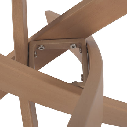 Dining Table Round Jada Metal Legs Tempered Glass Φ120x75hcm.hm8733.02