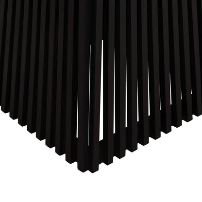 Dining Table Square Frantz Hm9458.02 Mindi Wood In Black 80x80x78hcm.
