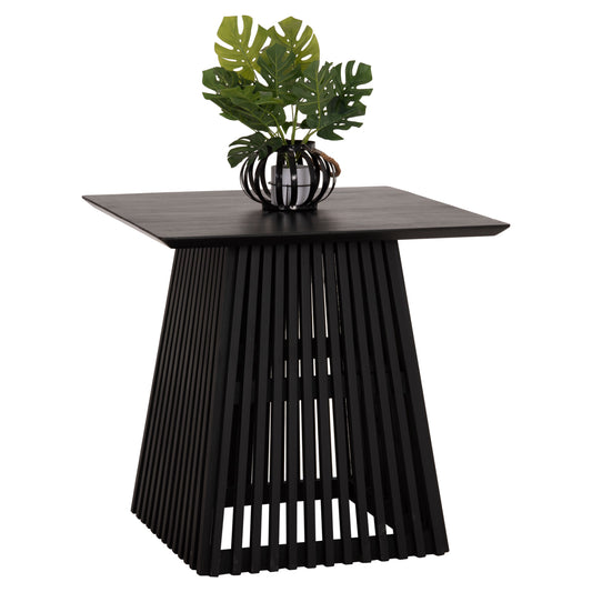 Dining Table Square Frantz Hm9458.02 Mindi Wood In Black 80x80x78hcm.