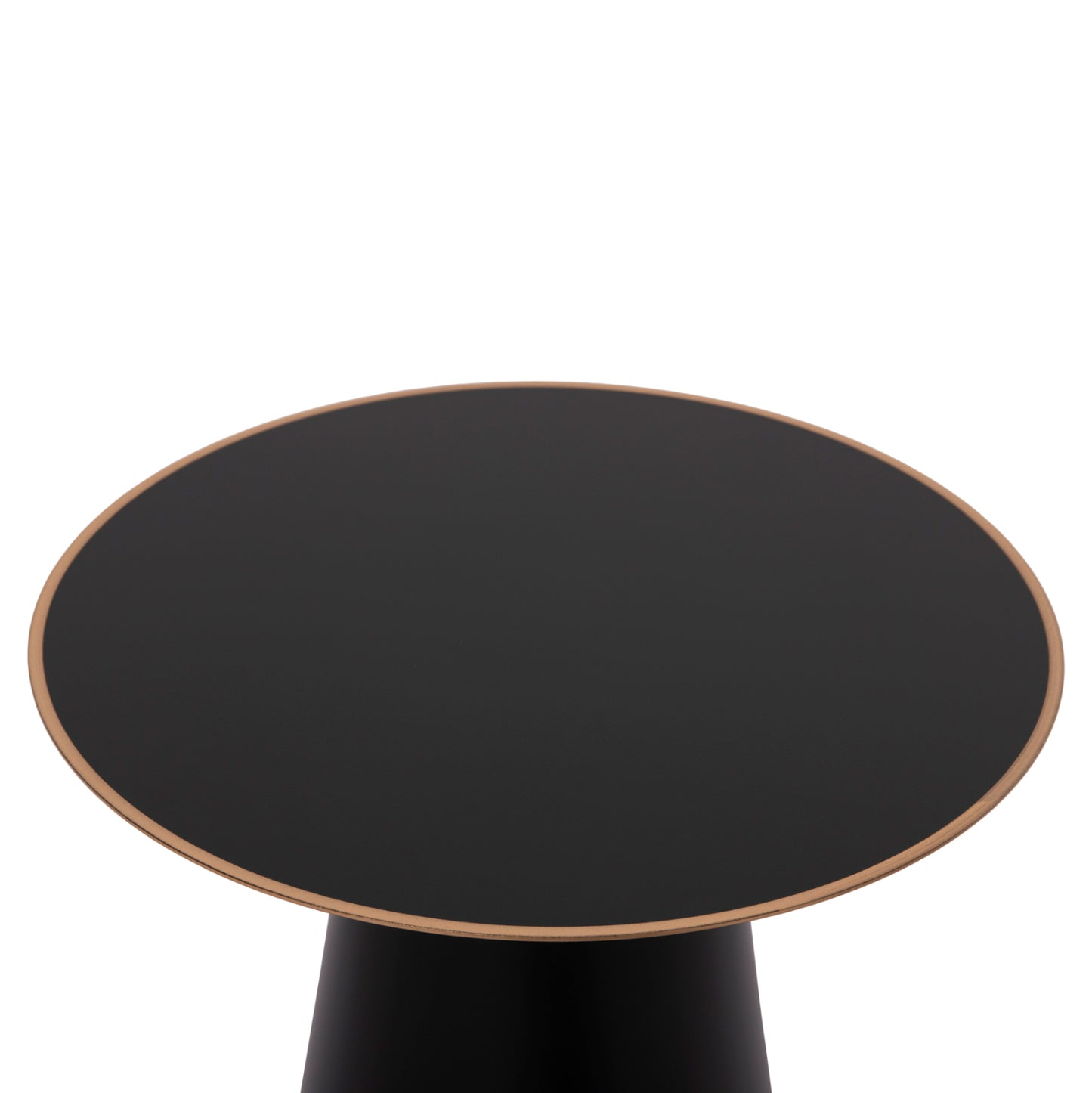 Coffee Tables 2pcs Balli Hm9996 Round Metal In Black Φ50 & Φ40 Cm.