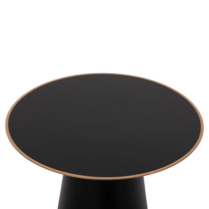 Coffee Tables 2pcs Balli Hm9996 Round Metal In Black Φ50 & Φ40 Cm.