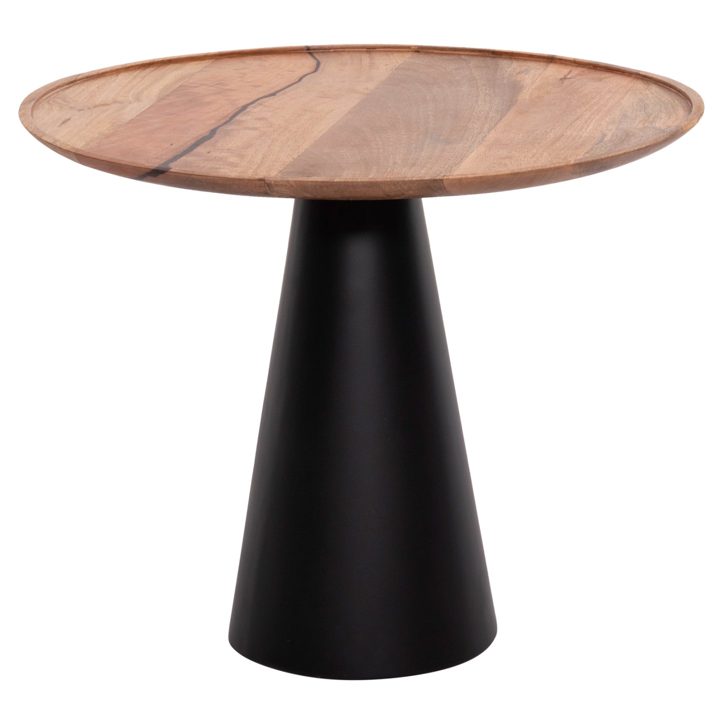 Coffee Tables 2pcs Riff Hm9997 Mango Wood Top-iron Bases Φ60 & Φ40 Cm.