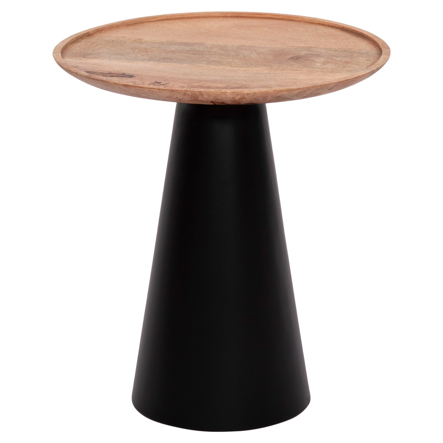 Coffee Tables 2pcs Riff Hm9997 Mango Wood Top-iron Bases Φ60 & Φ40 Cm.