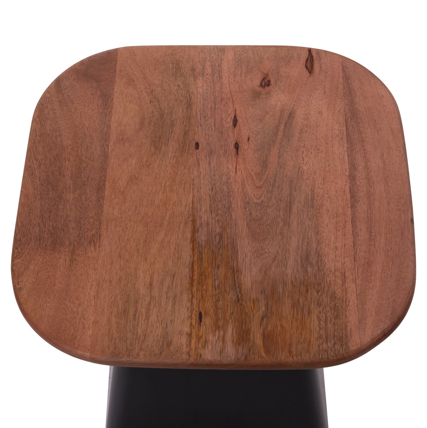 Coffee Tables 2pcs Vaiola Hm9998 Mango Wood Top-metal Black Bases 40x40 & 50x50 Cm.