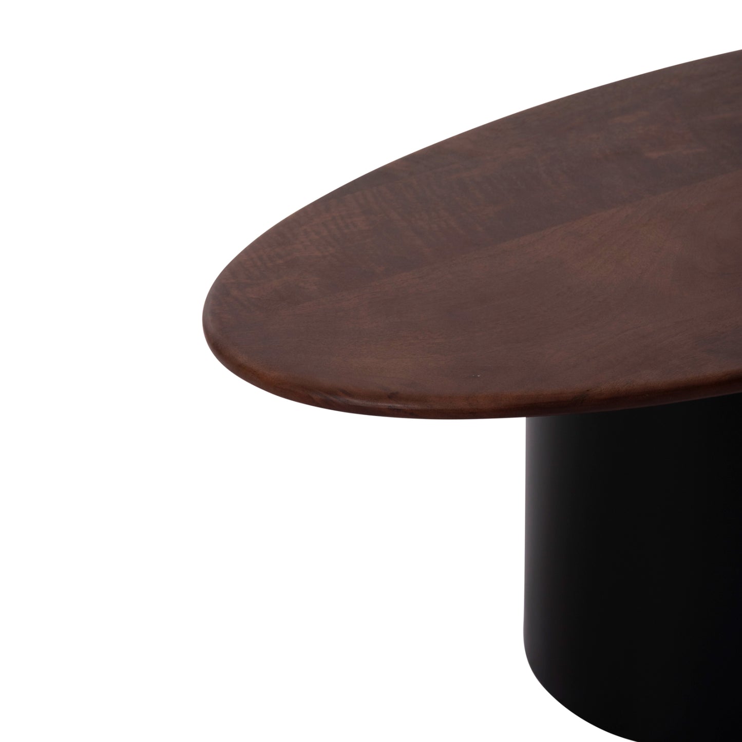 Coffee Tables 3pcs Pebbles Hm18004 Mango Top-metal Black Bases