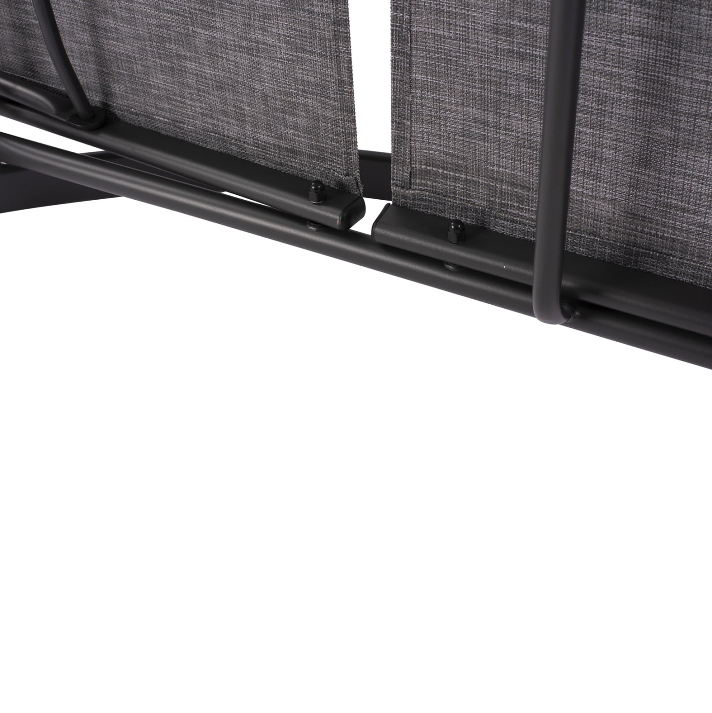 Sunbed Aluminum Grey With Textline Grey Hm5133.01 194x54-66x30 Cm.