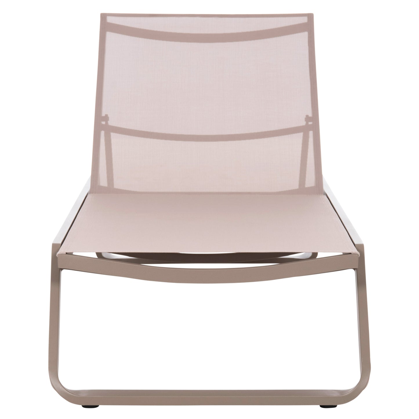 Sunlounger Marimar Hm6562.03 Aluminum Frame In Taupe & Textilene In Beige 220x67.5x31.5hcm