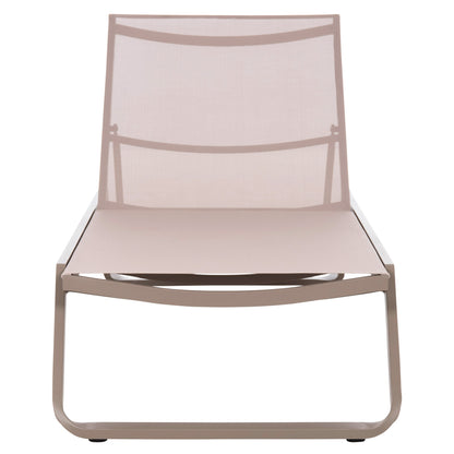 Sunlounger Marimar Hm6562.03 Aluminum Frame In Taupe & Textilene In Beige 220x67.5x31.5hcm