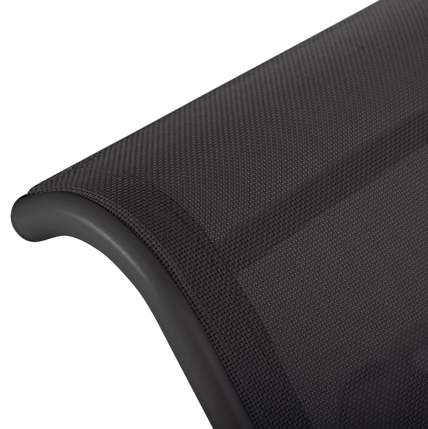 Aluminum Sunbed Riben With Teslin Fabric & Wheels Hm6293.01 Grey Color 210x78x91hcm.